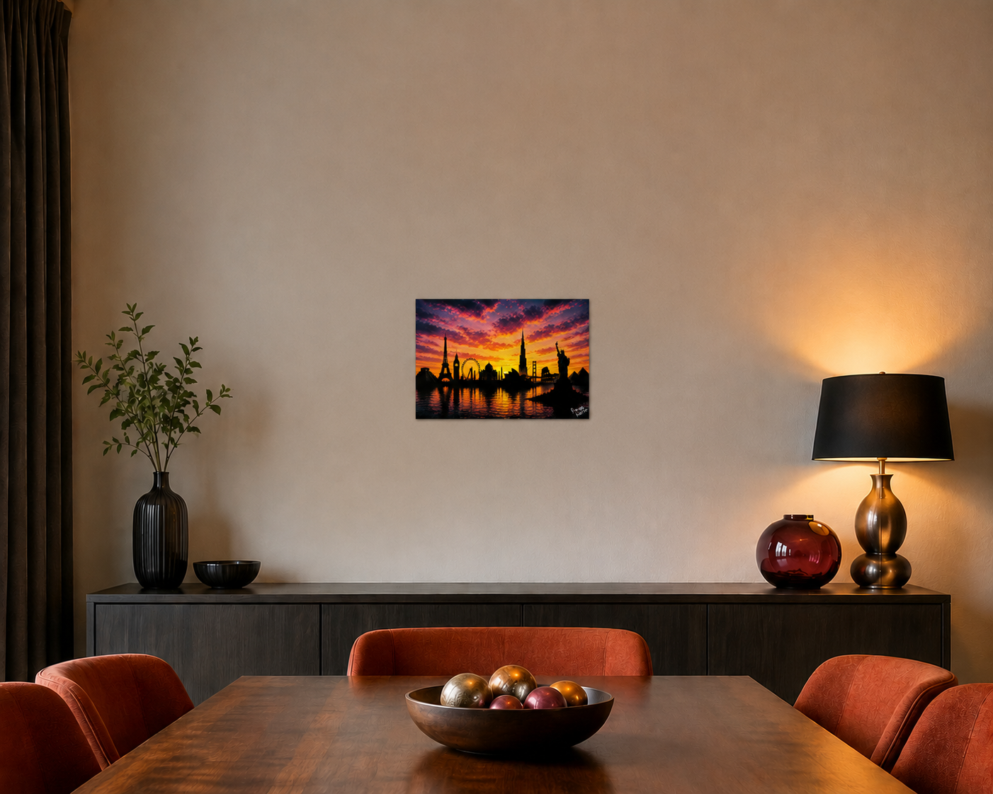 "Small World" - Poster Print (Various Sizes Available)