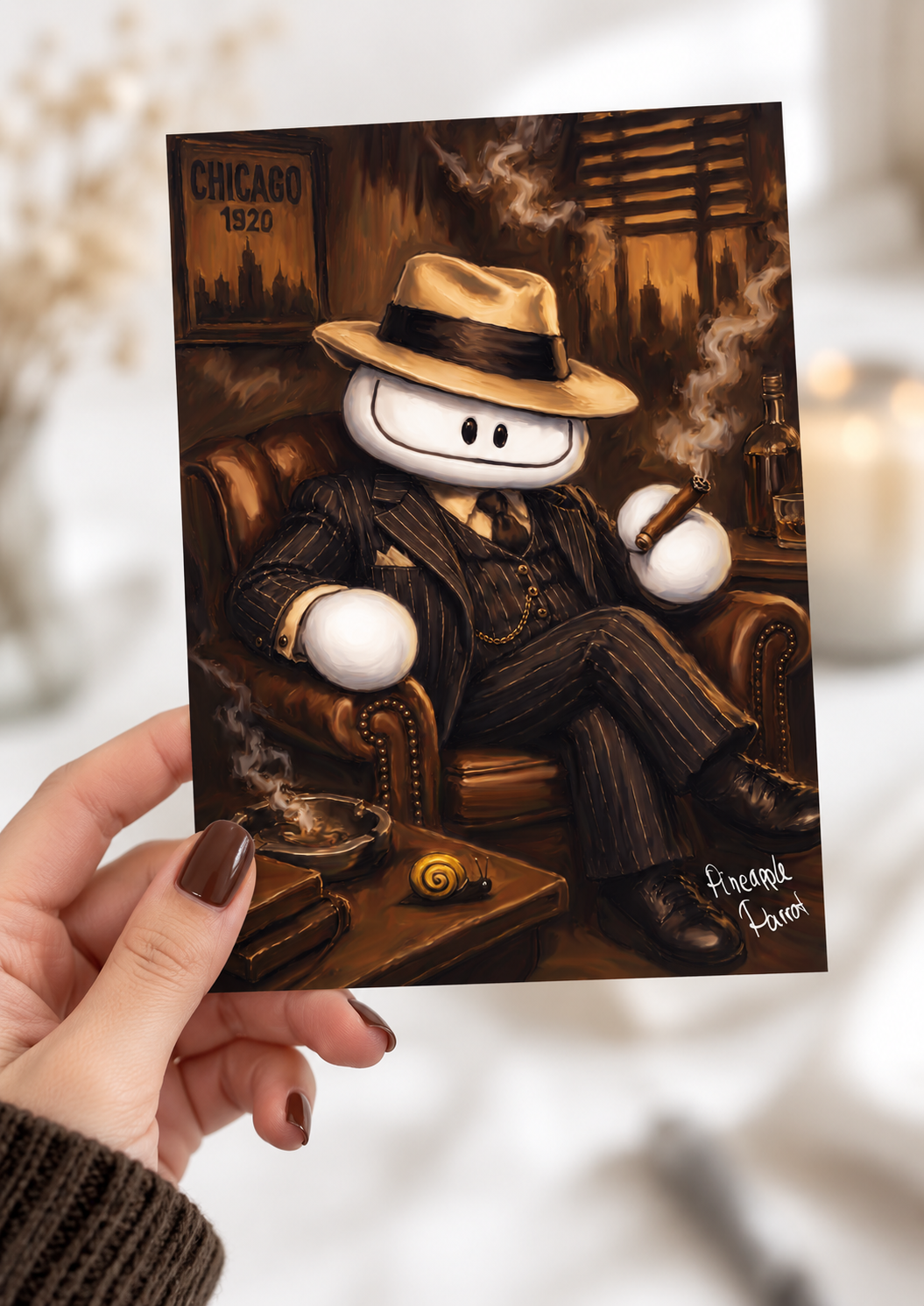 "Stevo and Friends: Stevo Capone" - Postcard-Style Print (A6 and A5)
