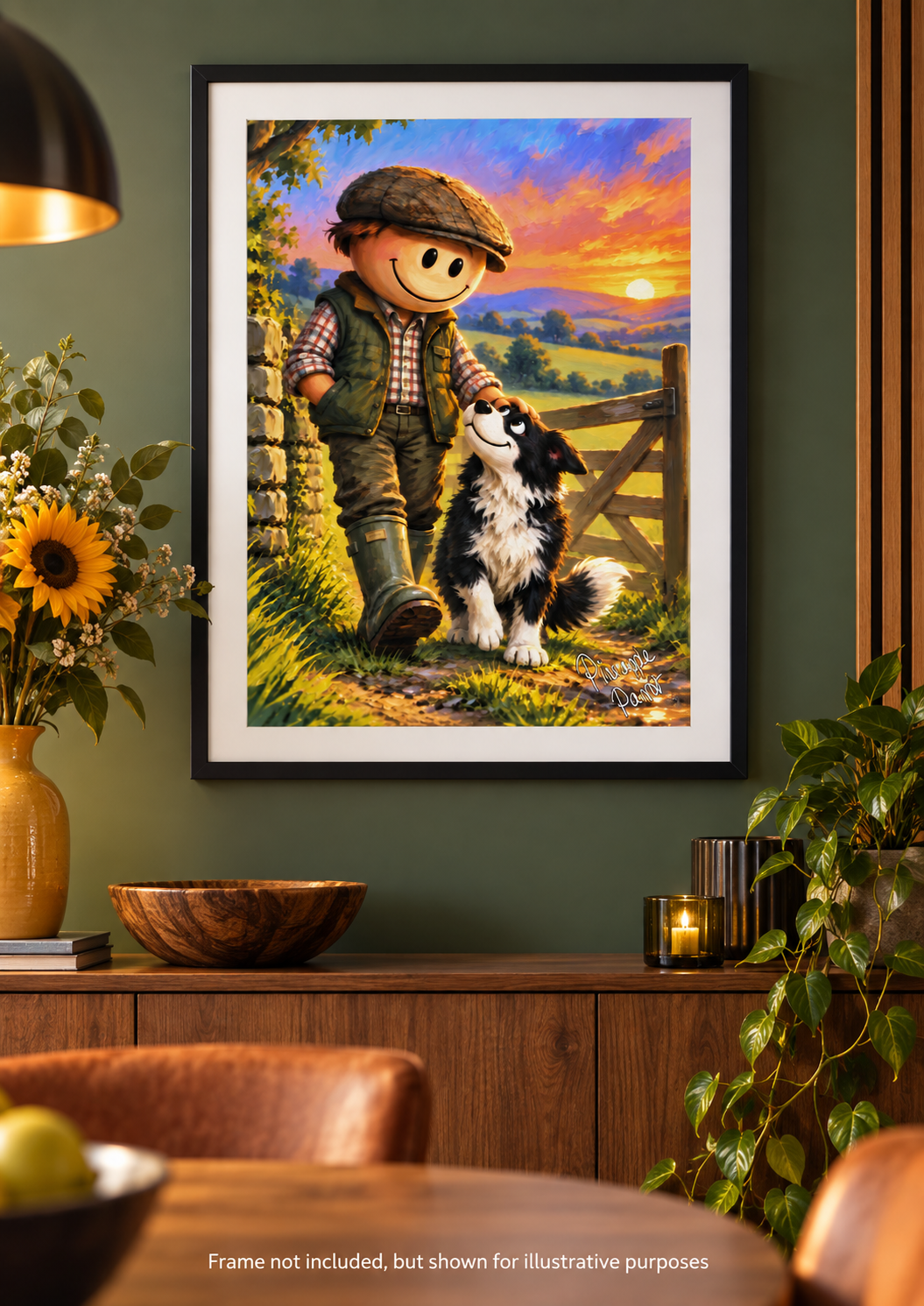 "The Farmer's Dog" - Small-Form Giclee Print (A4 and A3)