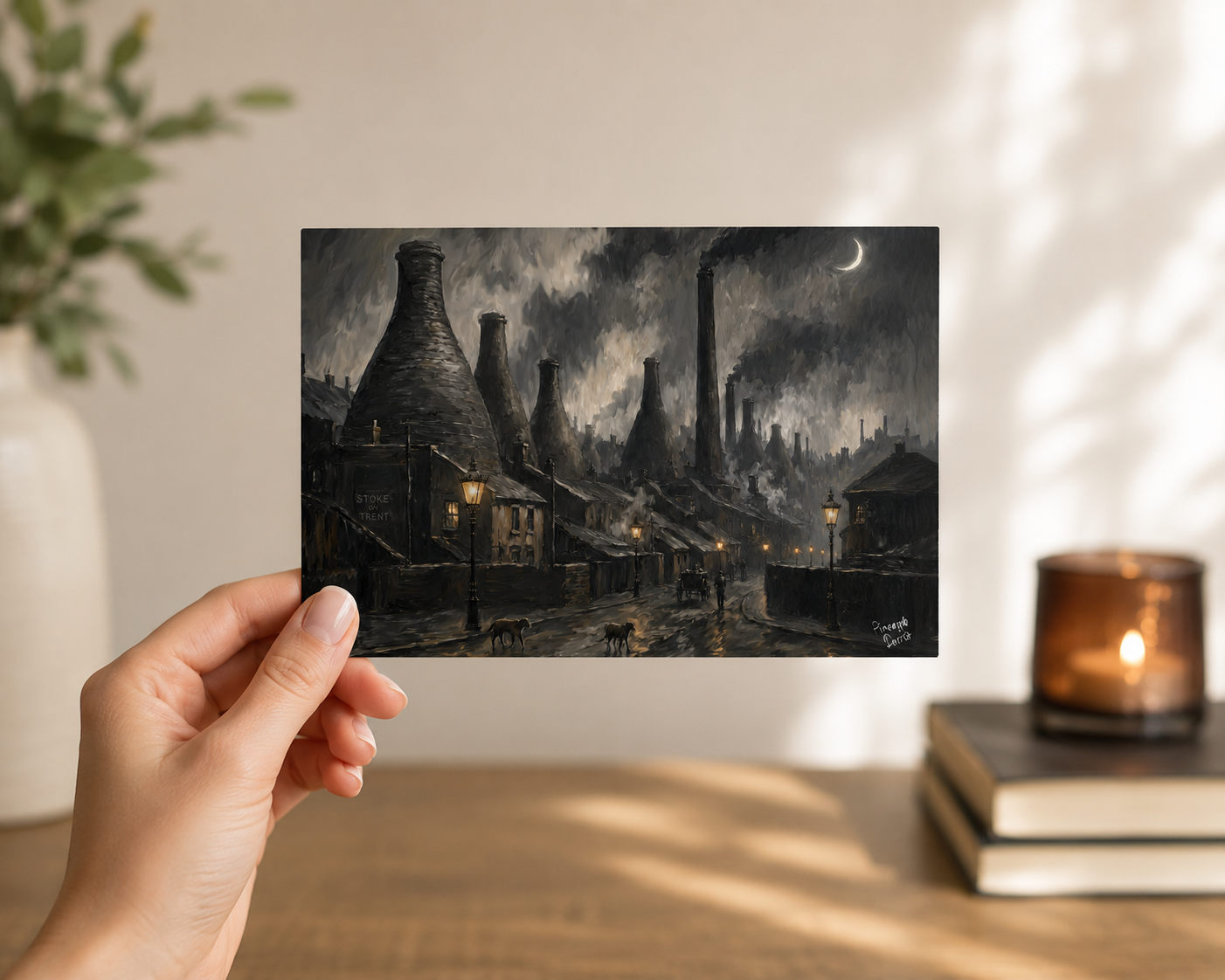 "The Old Pot Banks" - Postcard-Style Print (A6 and A5)