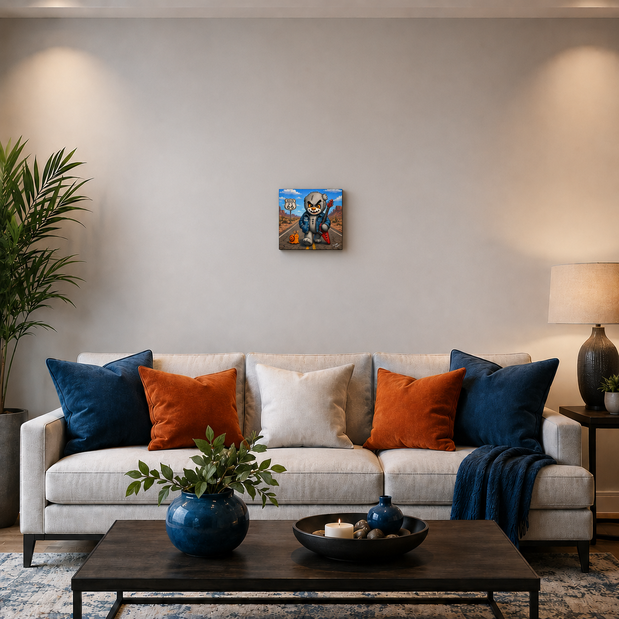 "Very Metal" - Square Canvas Print (Various Sizes Available)