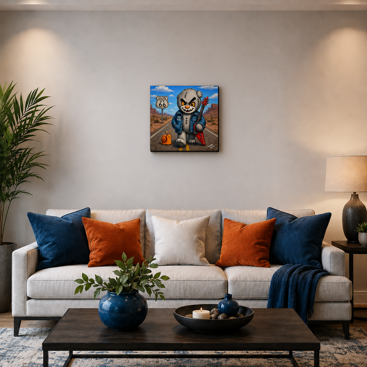 "Very Metal" - Square Canvas Print (Various Sizes Available)