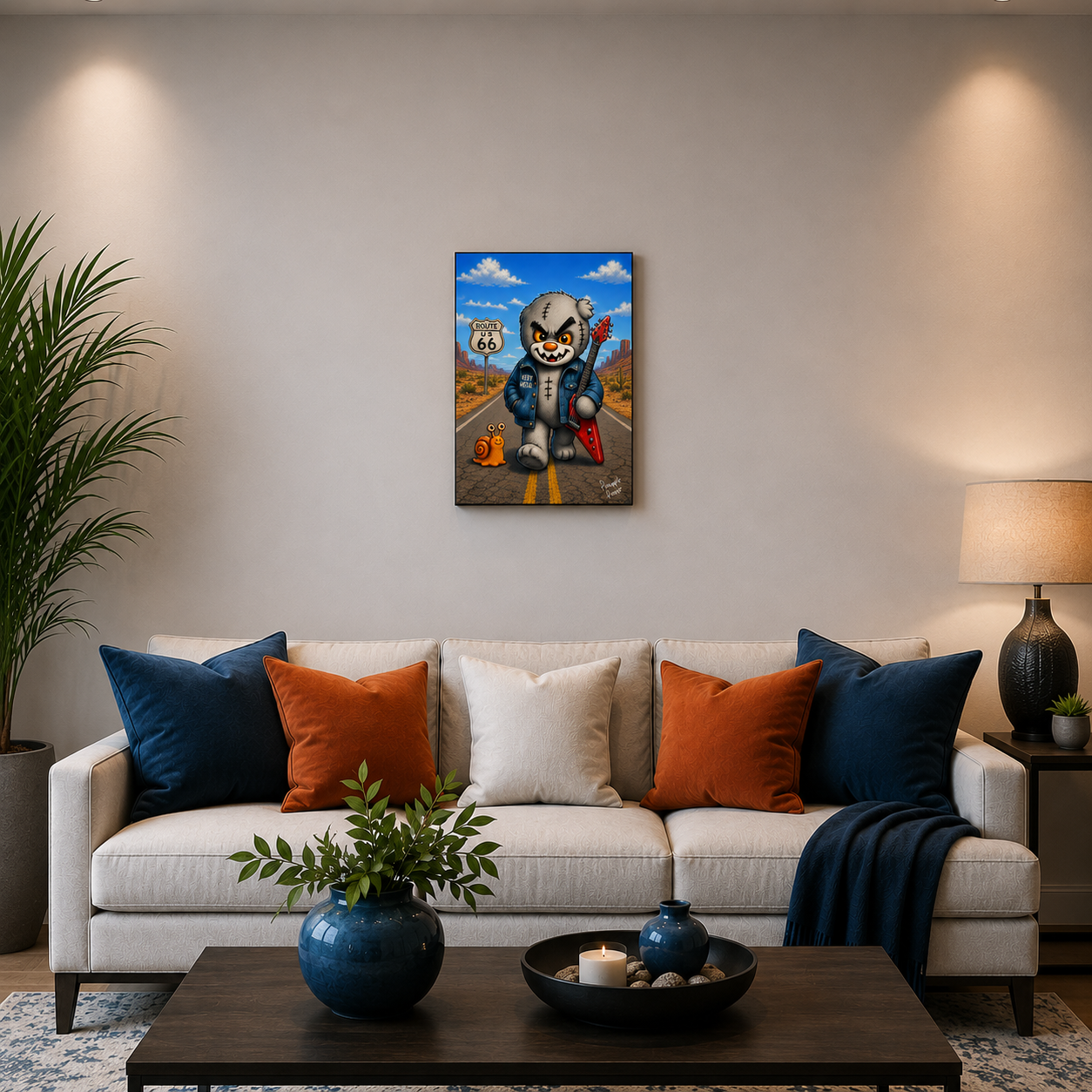 "Very Metal" - Portrait Canvas Print (Various Sizes Available)