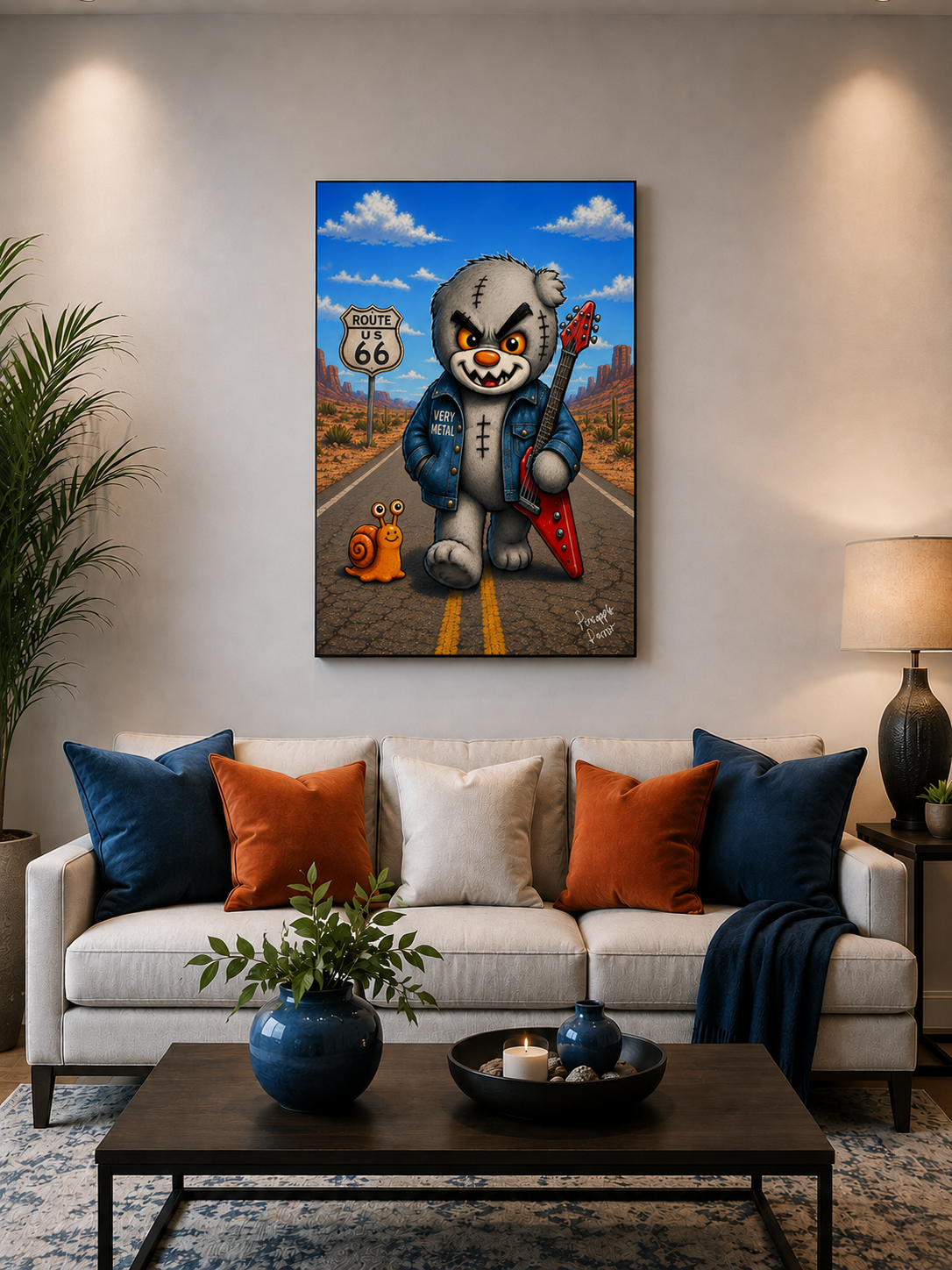 "Very Metal" - Portrait Canvas Print (Various Sizes Available)