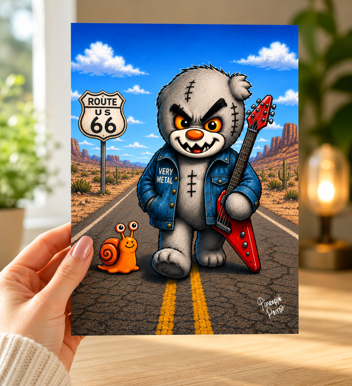 "Very Metal" - Postcard-Style Print (A6 and A5)