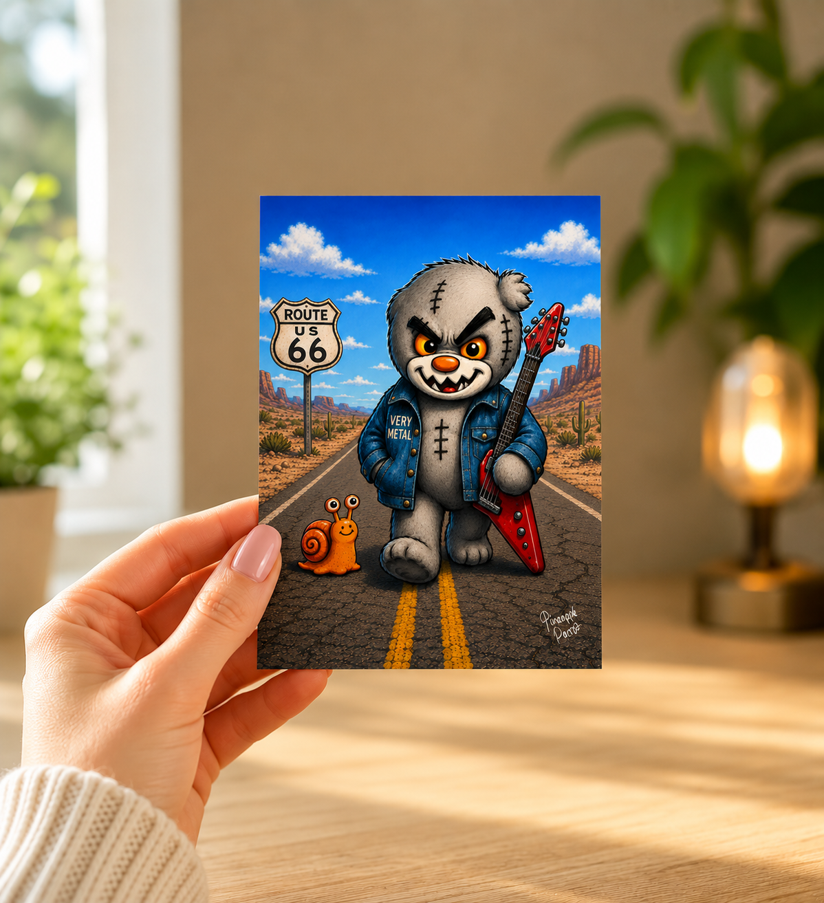 "Very Metal" - Postcard-Style Print (A6 and A5)