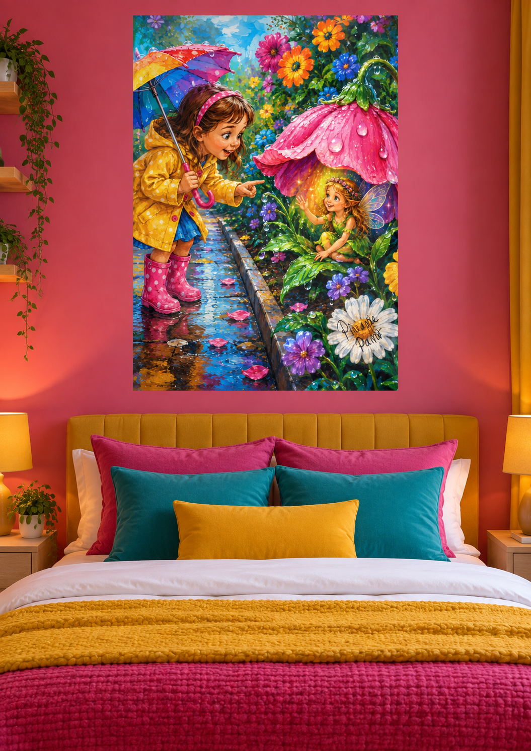 "Fairies Live Among Us - Livia" - Poster Print (Various Sizes Available)