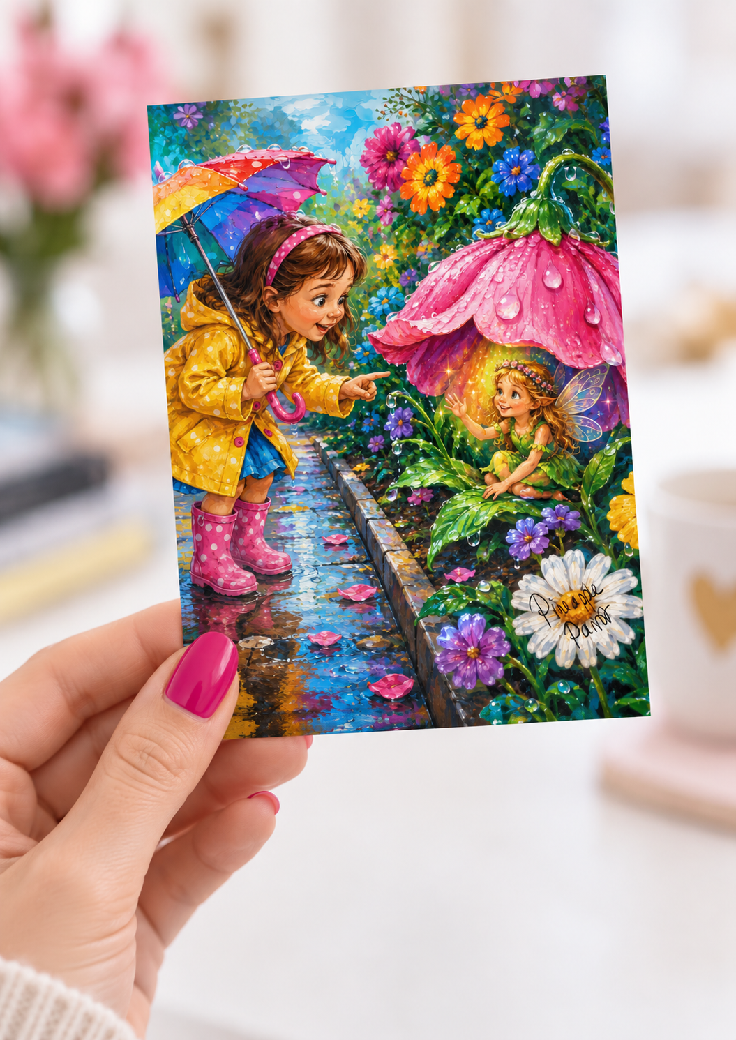 "Fairies Live Among Us - Livia" - Postcard-Style Print (A6 and A5)